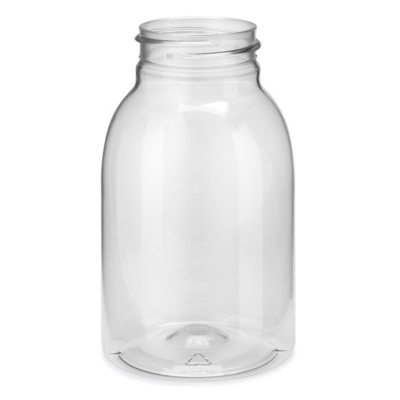 Bottle, 250 ml, transparent, PET, round, 3576/pallet, 43 mm, SP400