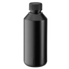 Bottle, 250 ml, zwart, polyethylene, 28 mm, black, liner, 77 boxes/pallet