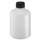 Bottle, 330 ml, transparent, polyethylene, 28 mm, black, liner, 66 boxes/pallet