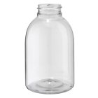 Bottle, 500 ml, transparent, PET, round, 1638/pallet, 43 mm, SP400