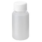 Bottle, 60 ml, transparent, polyethylene, 28 mm, white, liner, 132 dozen/pallet