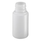 Bottle, 60 ml, transparent, polyethylene, round, 525/box, 28 mm