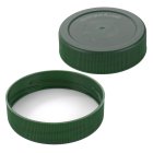 Cap, Liner, TO 66, green, Polyseal, polypropylene 800/box