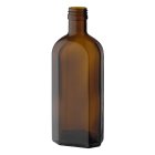 Flasche, 250 ml, braun, Glas, Meplat, 2304/Pfandpalette, 36/Tablett, 28 mm