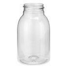 Flasche, 250 ml, transparent, PET, rund, 3576/Palette, 43 mm, SP400