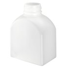 Flasche, 350 ml, transparent, polyethylene, rechteckig, 3060/Pfandpalette, 38 mm hoch, ohne Kappe