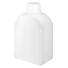 Flasche, 500 ml, transparent, polyethylene, rechteckig, 2520/Pfandpalette, 38 mm hoch, ohne Kappe
