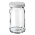 Jar, 105 ml, clear, glass, TO 48, 66 boxes/pallet