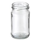 Jar, 107 ml, klar, Glas, rund, 8656/Pfandpalette (+14 Platten), TO 48