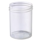 Jar, 125 ml, transparent, polypropylene, rund, 380/Karton, 50*70 mm, ohne Kappe