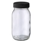 Jar, 175 ml, klar, Glas, 48/R3, Einlage PTFE/EPE300/PET, 128 Kartons/Palette