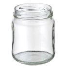 Jar, 212 ml, klar, Glas, rund, 3360/Pfandpalette+19 plates, TO 63