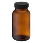 Jar, 250 ml, amber glass, 48/R3, liner PTFE/EPE300/PET, 143 boxes/pallet