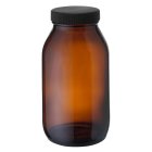 Jar, 500 ml, braun, Glas, 58/R3, Einlage PTFE/EPE300/PET, 77 Kartons/Palette