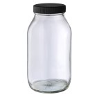 Jar, 500 ml, klar, Glas, 58/R3, Einlage PTFE/EPE300/PET, 77 Kartons/Palette