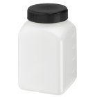 Jar, 500 ml, transparent, PE, 63 mm, black, liner, 25 boxes/pallet