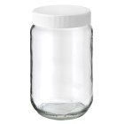 Jar, 720 ml, klar, Glas, TO 82, 77 Kartons/Palette