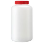 Monsterpot, 1000 ml, transparant, PE, 63 mm, Rond, rood, foam inlage, 20/pallet, GS