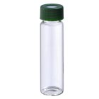Vial, EPA, cap, septum, 40 ml, siliconen/PTFE, green